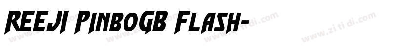 REEJI PinboGB Flash字体转换